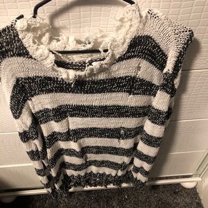 VICI shredded sweater